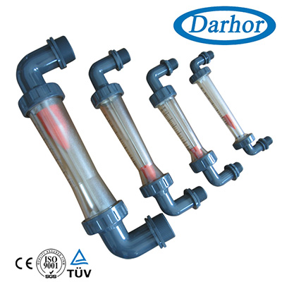 DF-4500 Series elbow polysulfone rotamet..